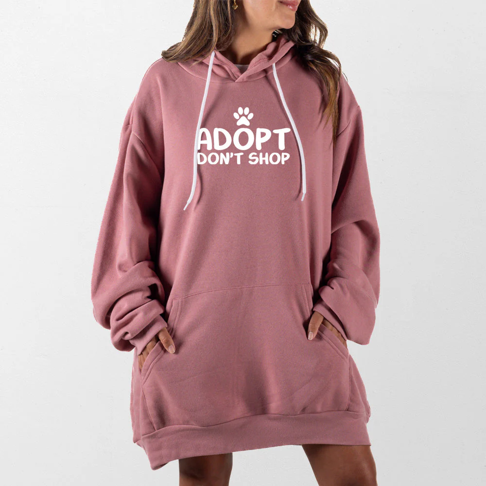 Adopt Dont Shop Giant Hoodie - Image 11