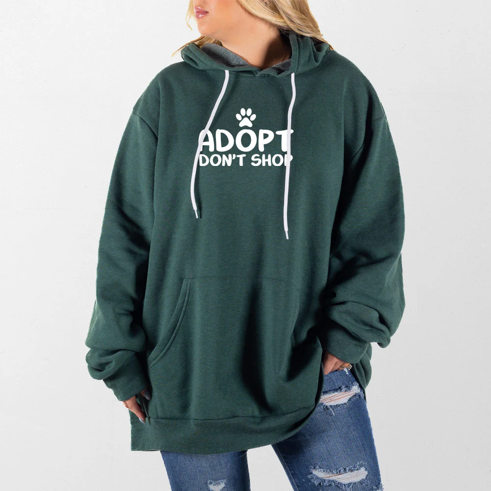 Adopt Dont Shop Giant Hoodie - Image 6