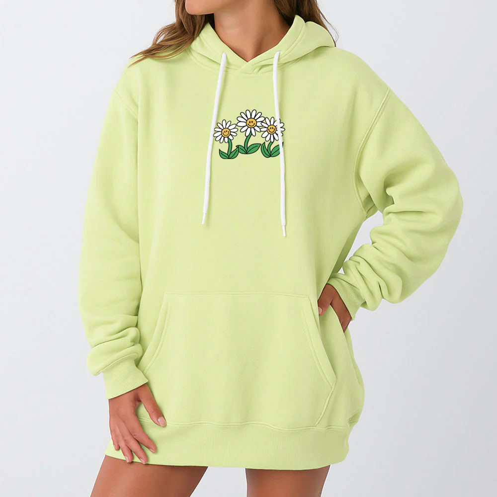 Daisy Flowers Giant Hoodie - Image 19