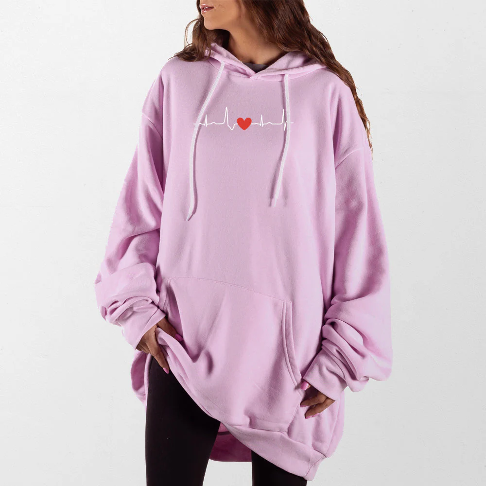 Heartbeat Giant Hoodie - Image 4