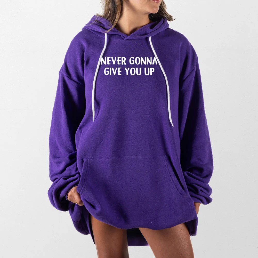 Never Gonna Give You Up Giant Hoodie - Image 12