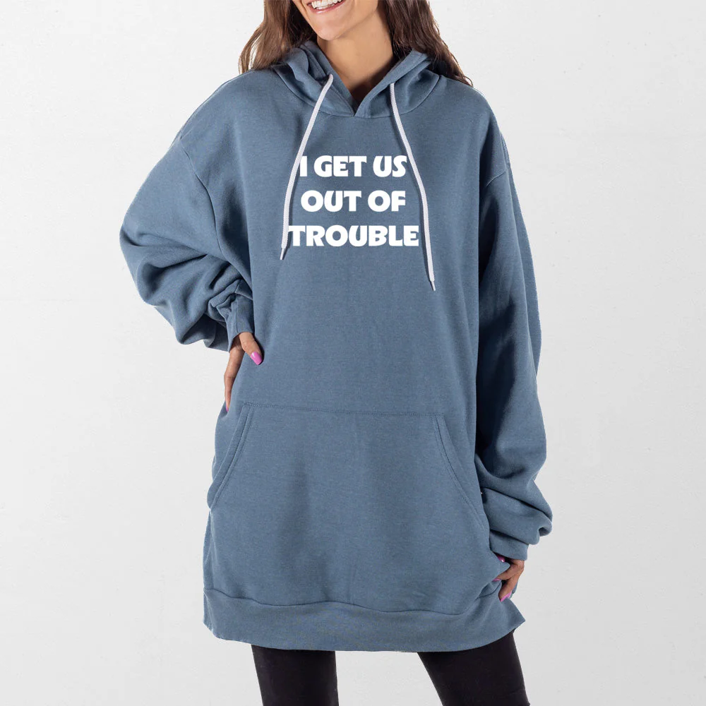 Out of Trouble Giant Hoodie - Image 4