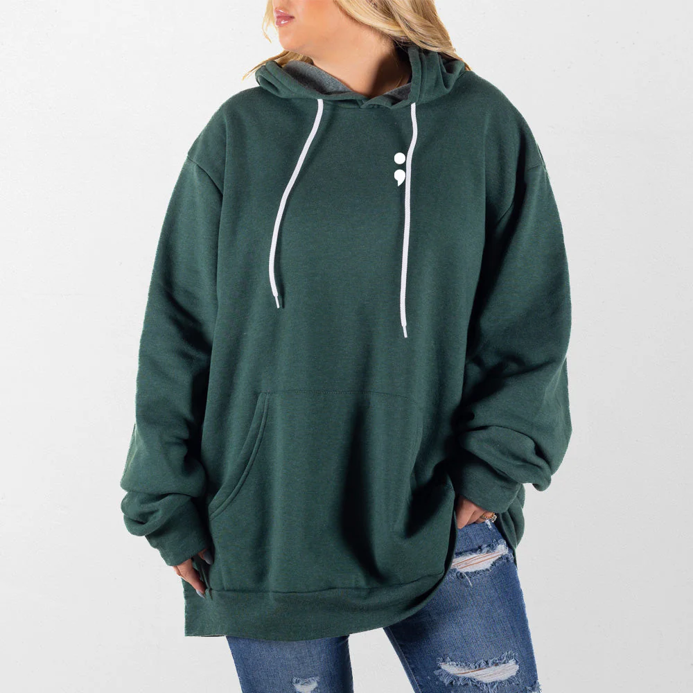 Semicolon Giant Hoodie - Image 5